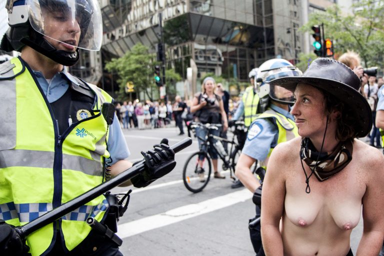 Manifestation contre le grand prix de F‑1