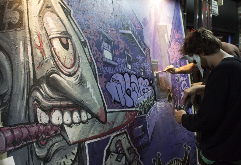 L’art de la rue interné