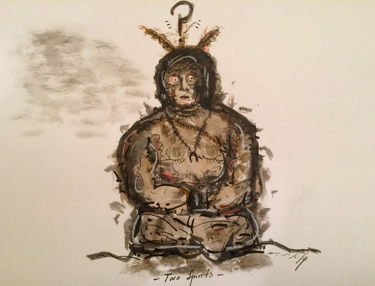 Deux-esprits, deux minorités