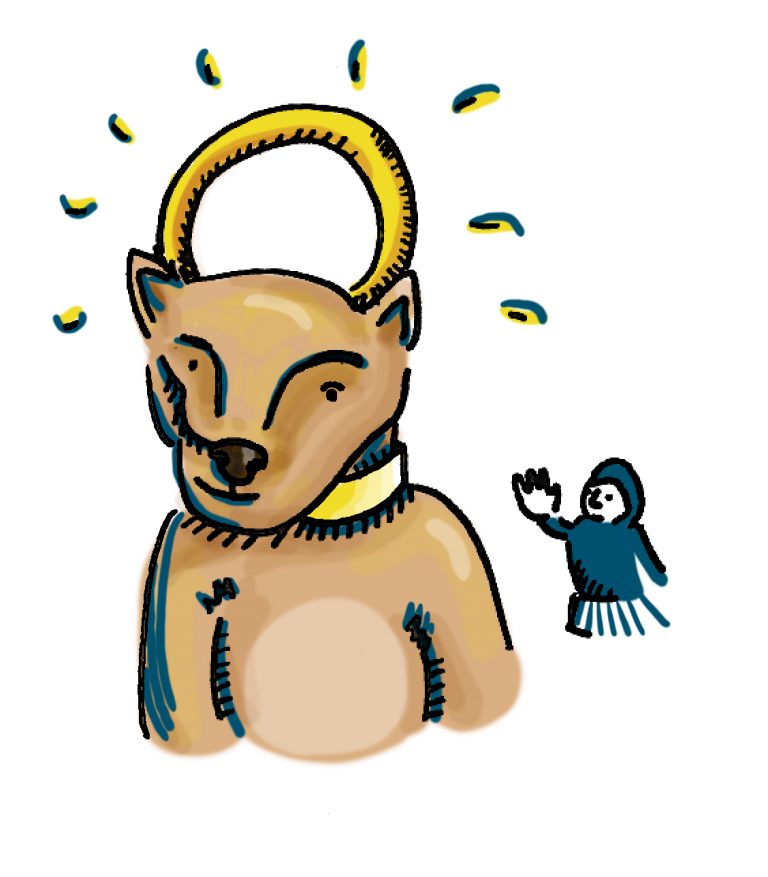 Un Spartacus à figure canine