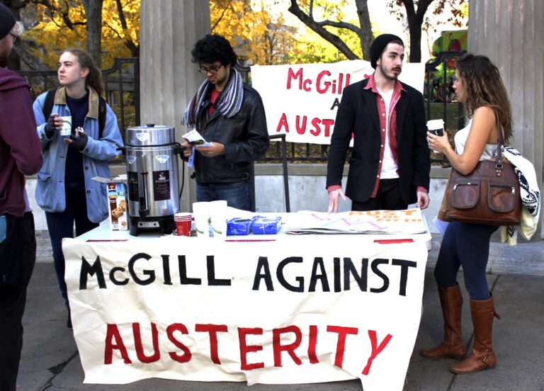 Marche de l’ASSÉ contre l’austérité