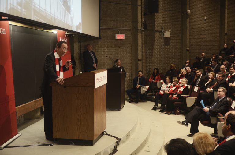 Ban Ki-moon à McGill