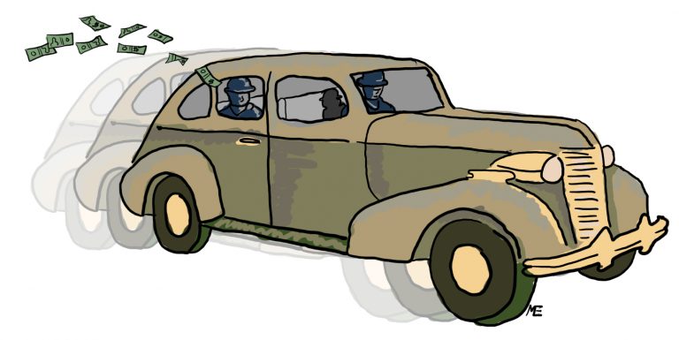 Sous les pigments exactement