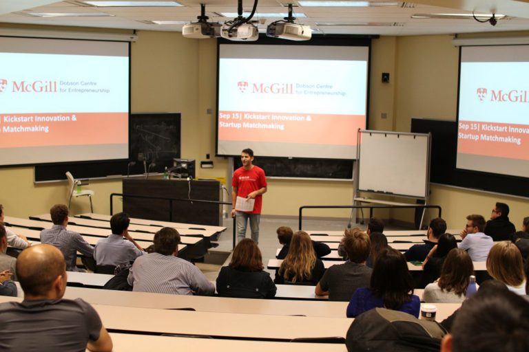 Démarrer une entreprise à McGill