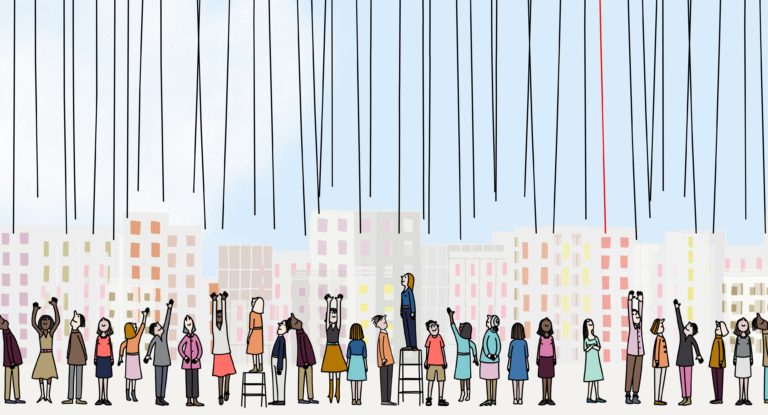 Un ruban à la patte