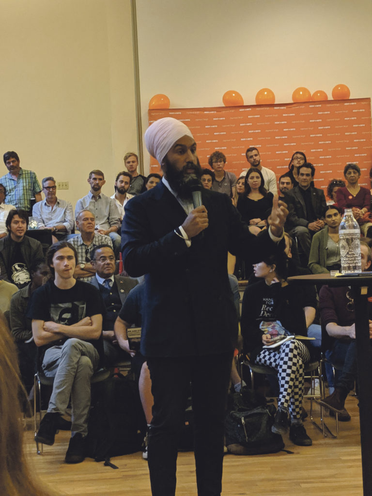 Jagmeet Singh à Montréal