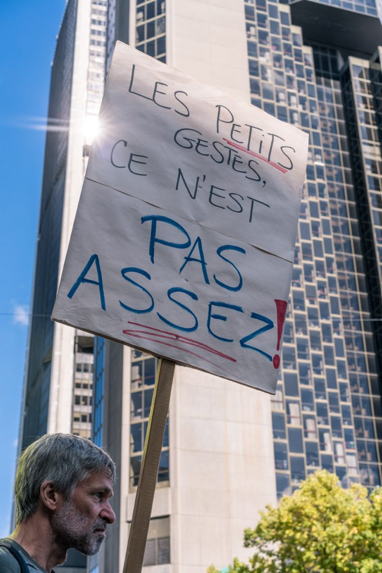 Reportage photos : une marche historique pour le climat