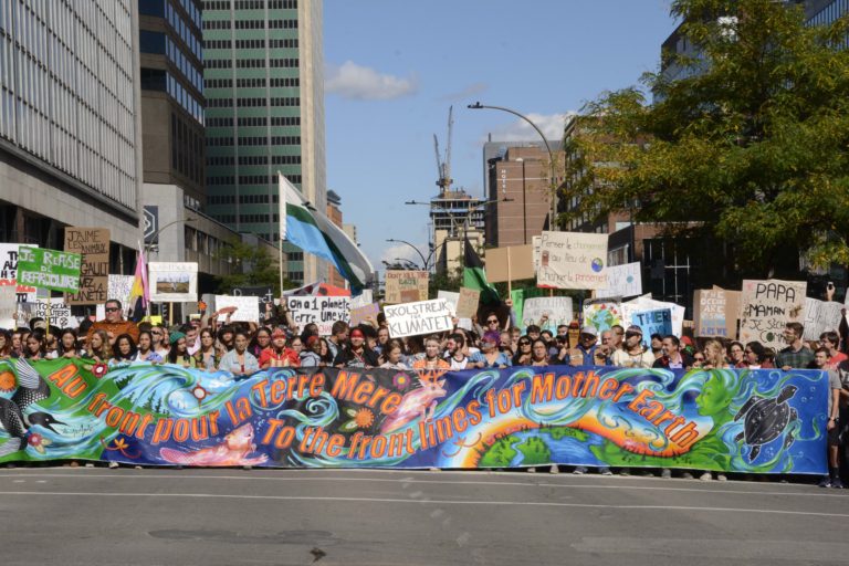 Marche historique à Montréal