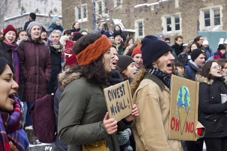 Action pour le désinvestissement