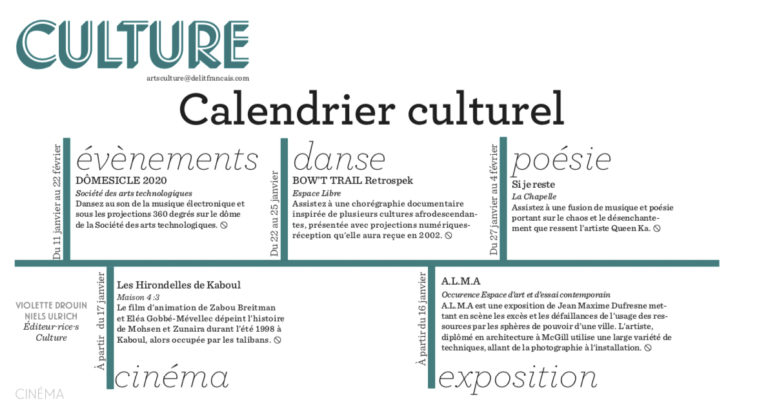 Calendrier culturel