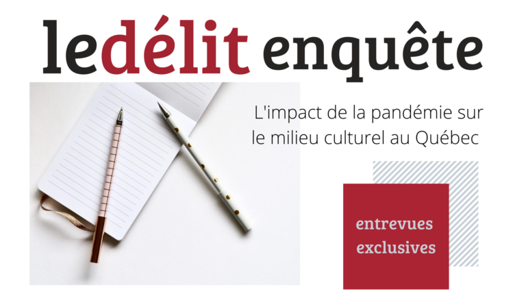 Enquête : Pandémie et culture à Montréal