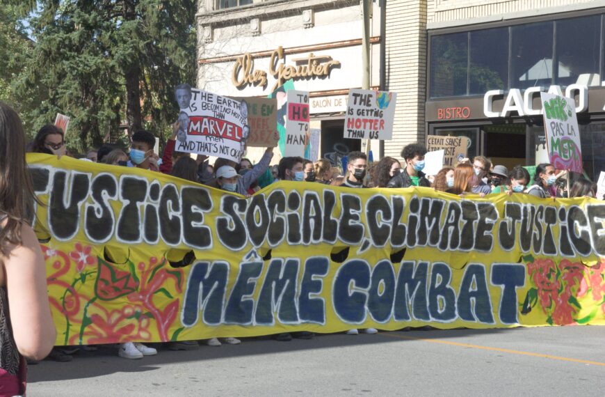 Manifestations pour la justice climatique