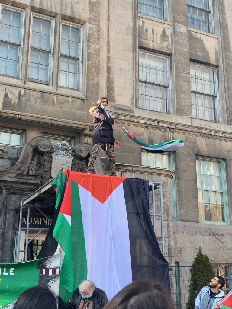 Manifestation pro-palestinienne 