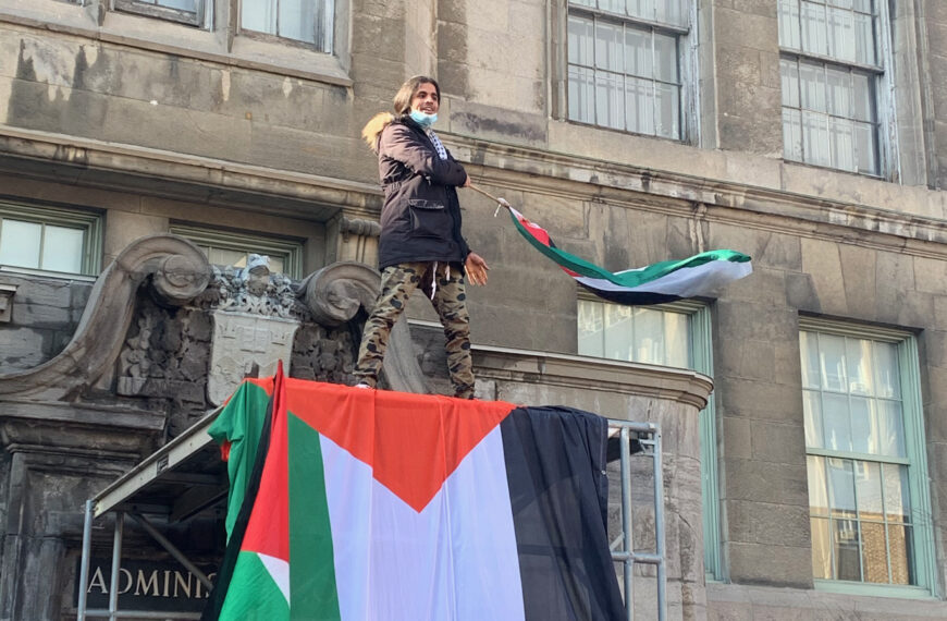 Manifestation pro-palestinienne 