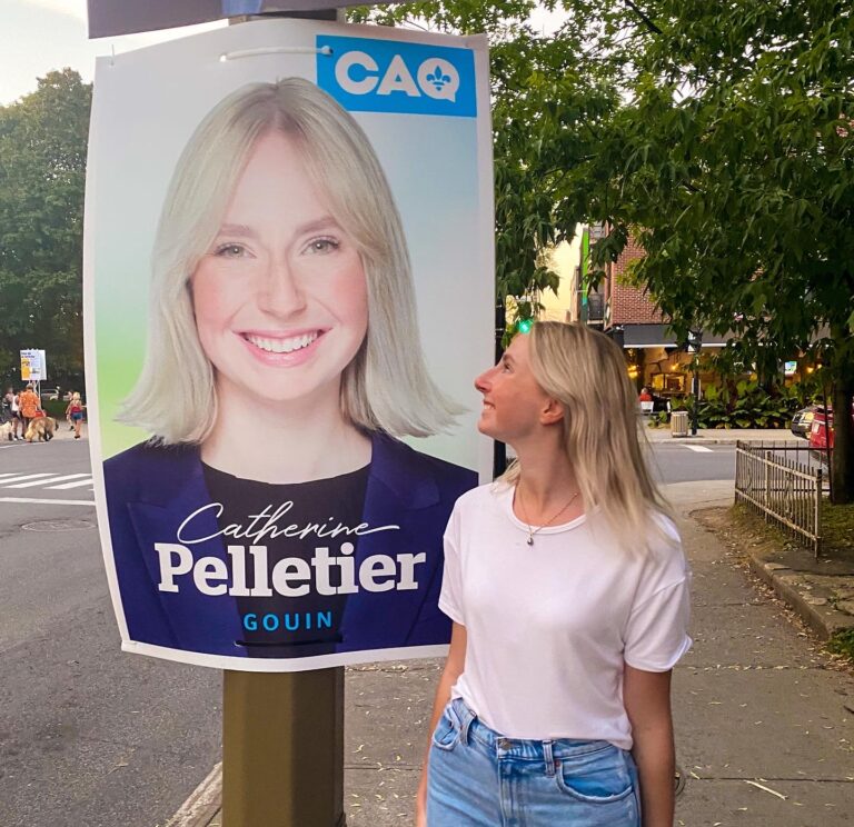 Étudiante et candidate