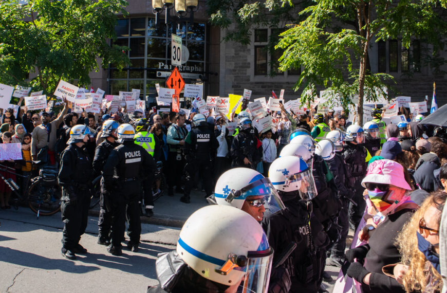 Un face à face tendu à Montréal