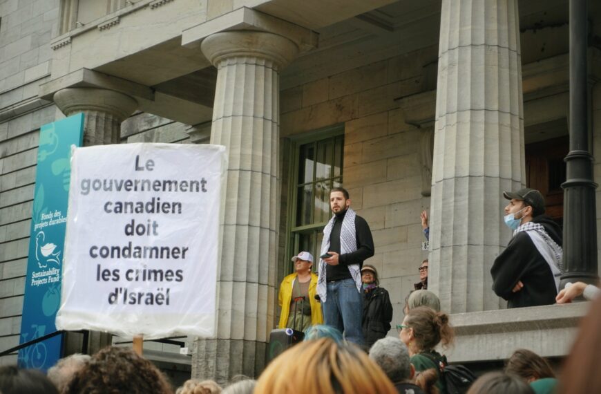 Rassemblement pro-Palestine à McGill