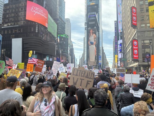 « Pas de roi, pas de dictateur aux USA ! »