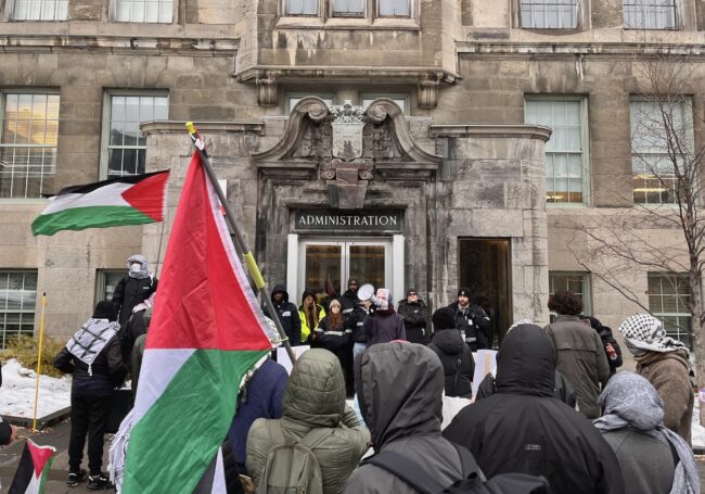 Nouvel épisode de grève propalestinienne à McGill