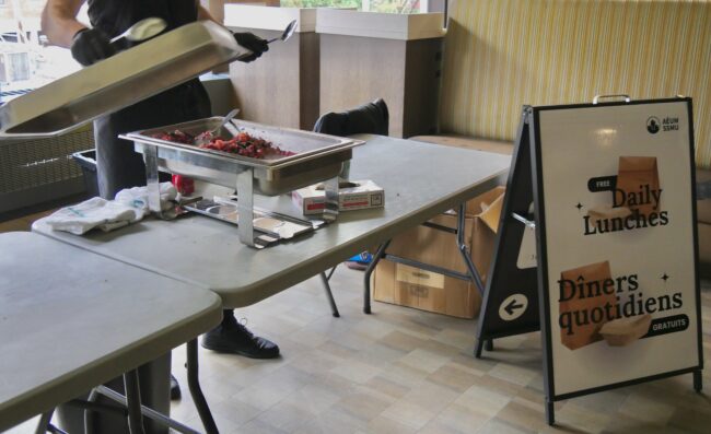 Ce midi, repas gratuit !